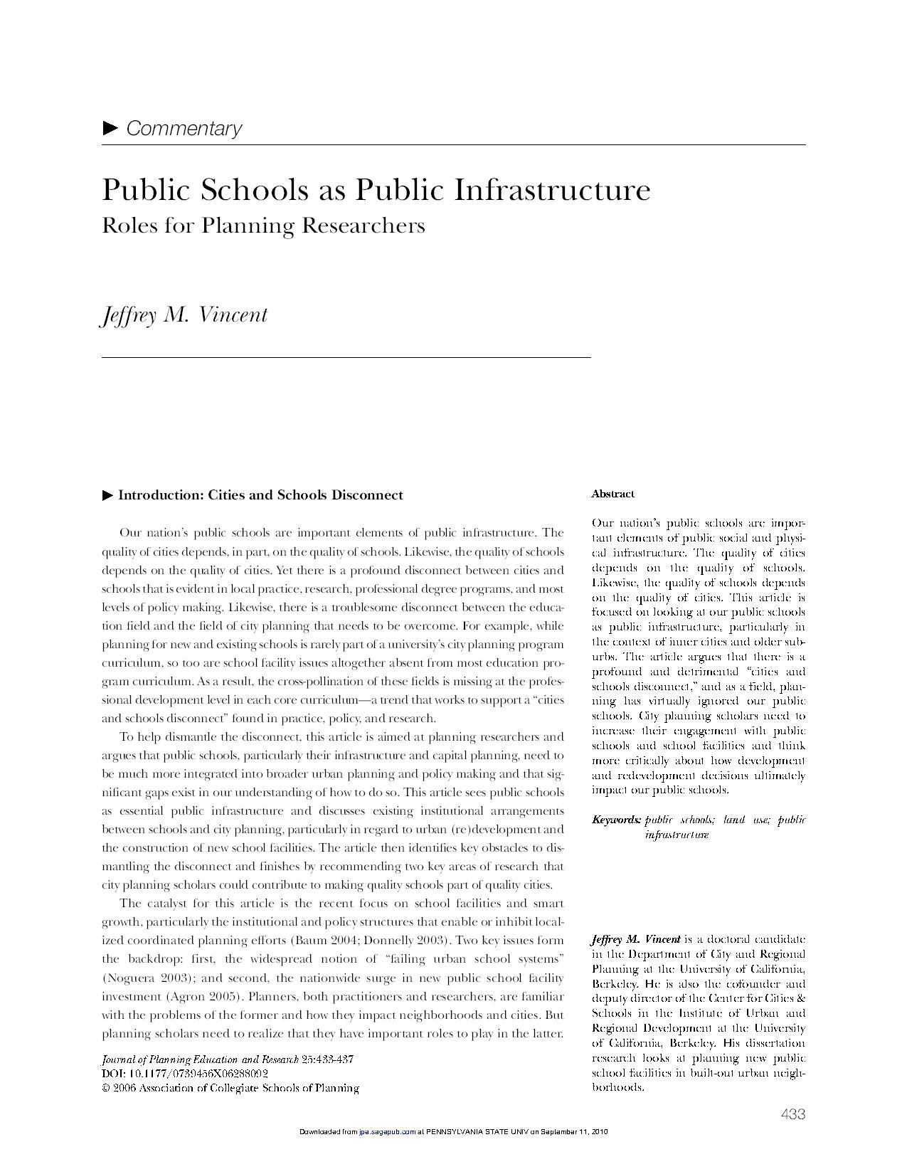 Public Schools as Public Infrastructure  Roles for Planning Researchers5